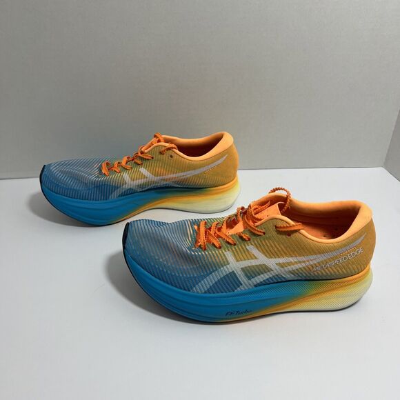 Asics Metaspeed Edge - Island Blue/Orange Pop (1013A116) - 6 Men - Picture 2 of 6